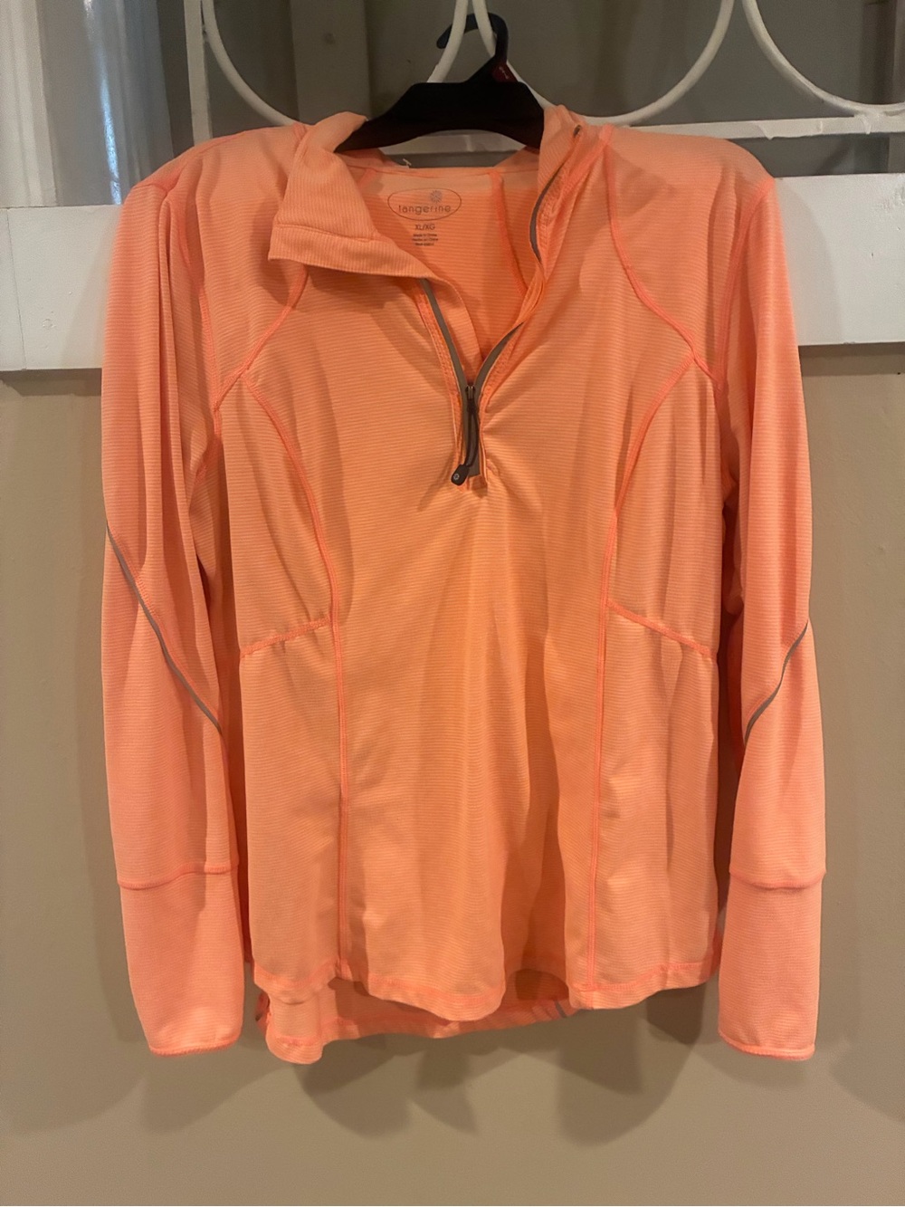 Tangerine 1/4 zip